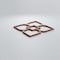 Ekena Millwork Extra Small Olivia Decorative Fretwork Wood Wall Panels, Wood, 7 3/8"W x 7 3/8"H x 3/8"T WALW08X08X0375OLVMF - alternate 3